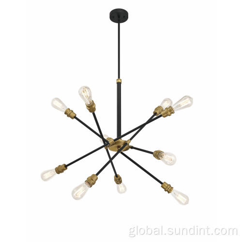 China 10-Light Modern Pendant lighting Interior Chandelier Supplier